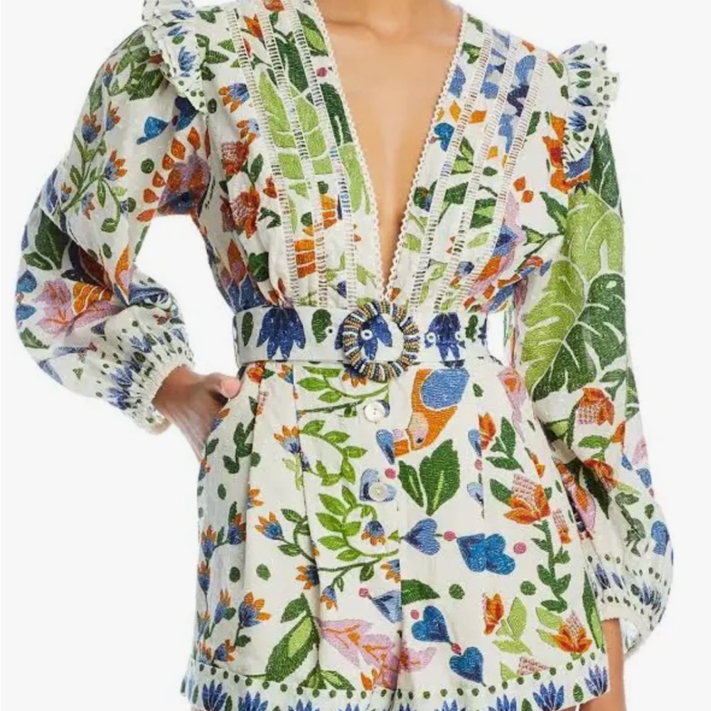 FARM Rio Floral Print Jumpsuit - Multicolor